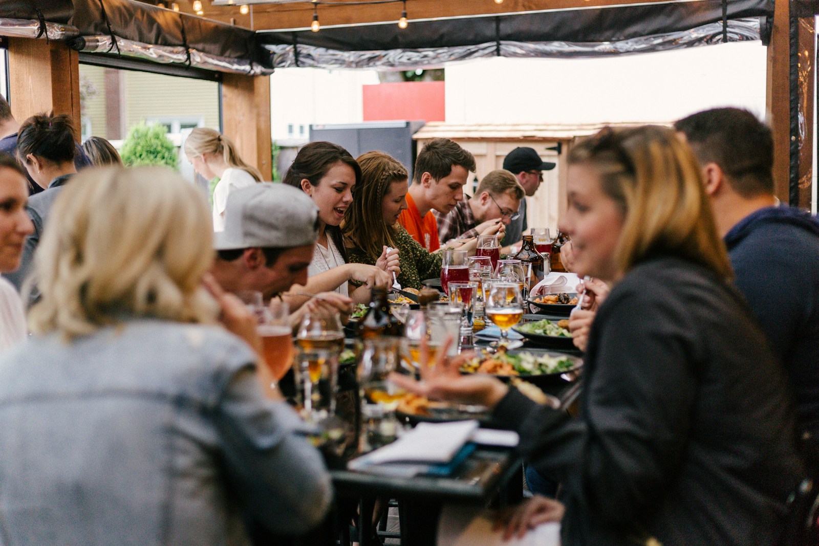 Private executive dinner discussion